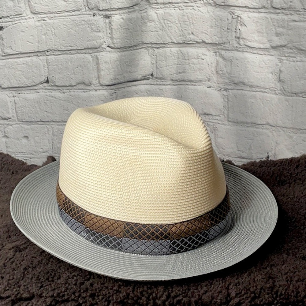 Stetson Andover Grey 71/4R Florentine Italy  Hat - Picture 2 of 9
